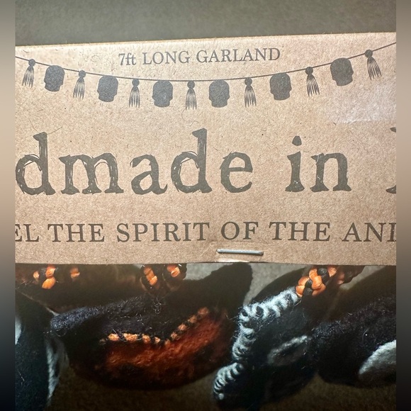 NWT Asiri Fall Halloween owl garland decoration 7 feet - Picture 6 of 9